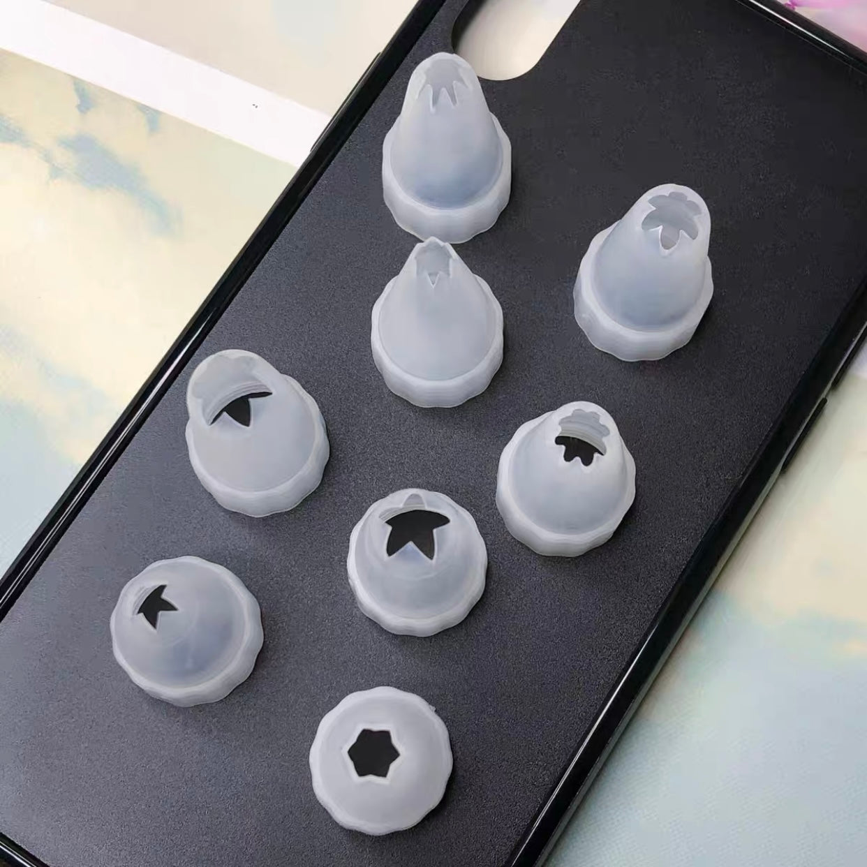 100g Decoden Cream Glue | Glue For Decoden Phone Cases | Fake Whipped Cream | With Plastic pipe tips